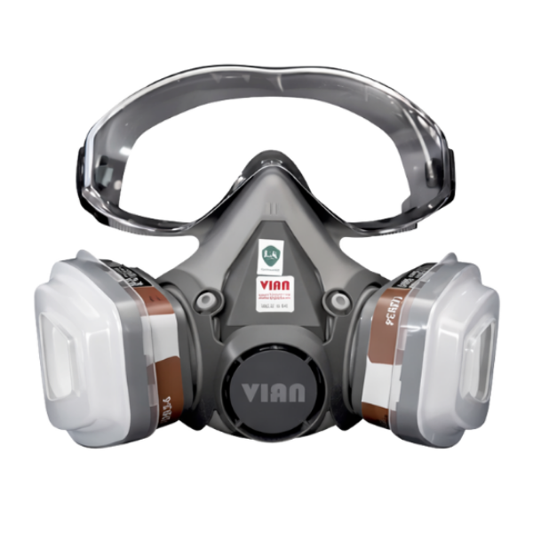 Mặt nạ phòng độc VIAN 650P kèm kính